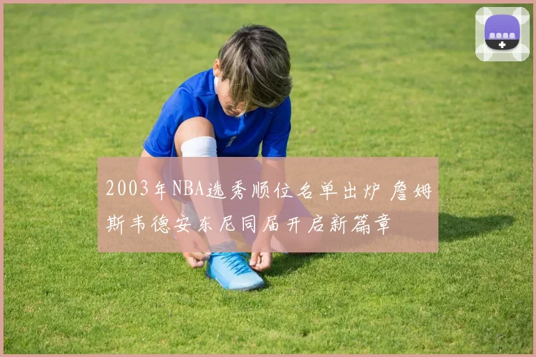 2003年NBA选秀顺位名单出炉 詹姆斯韦德安东尼同届开启新篇章